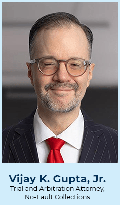 New York No-Fault Collections Lawyer Vijay Gupta